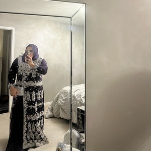 Beautiful pakistani purple dress